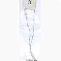 Кулон на цепочке "ДНК", цвет чернёное серебро