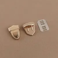 Застёжка для сумки, 3&times;2.5 см, цвет золотой