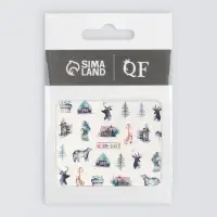 Слайдеры для ногтей &laquo;Holiday&raquo;, разноцветные