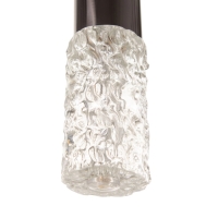 Светильник "Лёд" 5Вт черный 4х4х28+200см