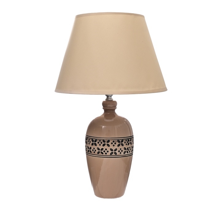 Настольная лампа с абажуром RISALUX &laquo;Эпика&raquo;, Е27, 40 Вт, 28&times;28&times;44.5 см