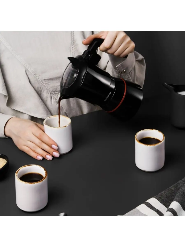 Гейзерная кофеварка PRO collection 6C 300мл индукция