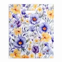 Пакет "Цветник", полиэтиленовый с вырубной ручкой, 36х43 см, 35 мкм