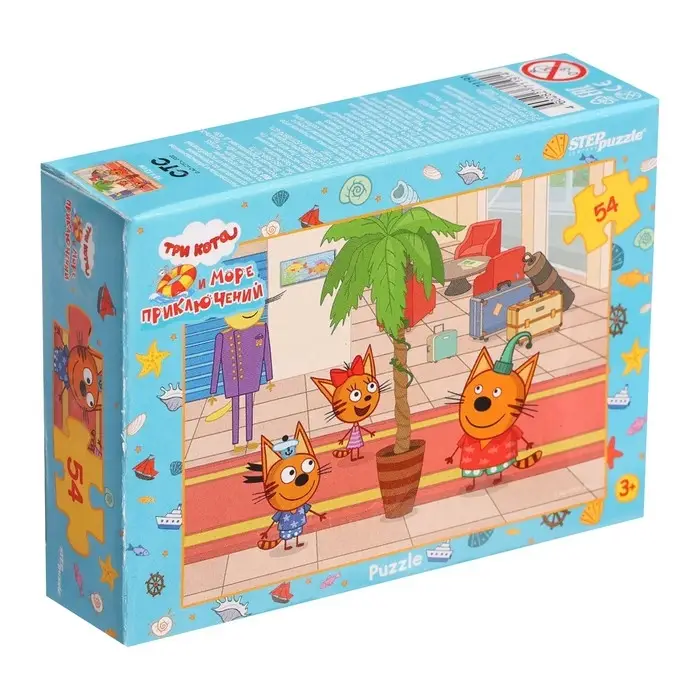 Пазл &laquo;Три кота&raquo;, 54 элемента