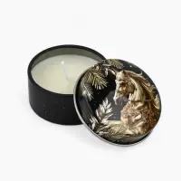 Свеча ароматическая новогодняя в банке &laquo;Конь&raquo;, ч/з, аромат мандарин, 4.8 см