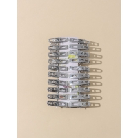 Прищепки бельевые Доляна, 4,5 см, 20 шт, металл, цвет серебряный