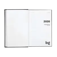 Ежедневник датир 2026г А5 168л б/вин, Черный