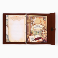 Родословная книга &laquo;Наш род&raquo;, 56 листов, бордо, 35 х 23,5 см