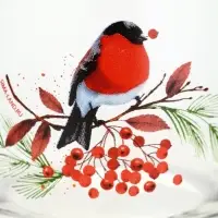 Стакан &laquo;Снегирь&raquo;, 310 мл