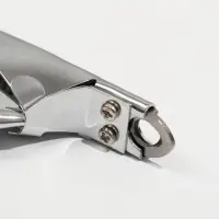 Когтерез-гильотина с прорезиненными ручками, 12 х 7,5 х 1,4 см, эконом, микс цветов