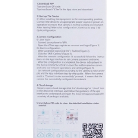 Видеокамера WiFi Cam-12, 2 Мп, 1920&times;1080, угол обзора 110&deg;, 5 V, экран, белая