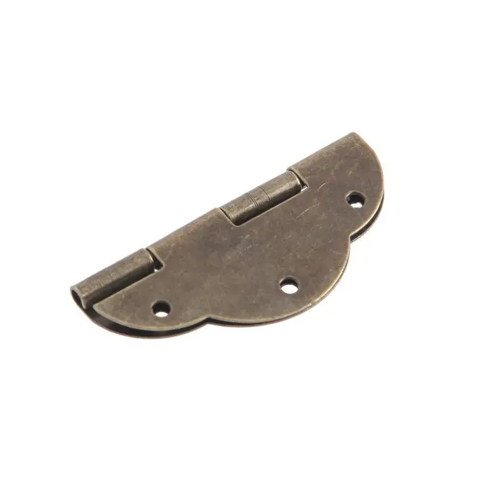 Петля железная, 56&times;41&times;0.45 мм, цвет бронза, 100 шт.