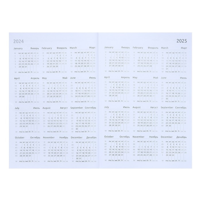 Ежедневник датированный 2024 года, А5, 176 листов, Attomex.Regent, обложка бумвинил, ляссе, блок 70 г/м2, синий