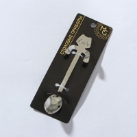 Ложка чайная из нержавеющей стали Magistro &laquo;Котик&raquo;, длина 11,5 см, цвет серебряный