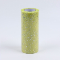 Фатин с блёстками, 15 см, 11 &plusmn; 1 г/кв.м, 23 &plusmn; 1 м, цвет жёлтый №57