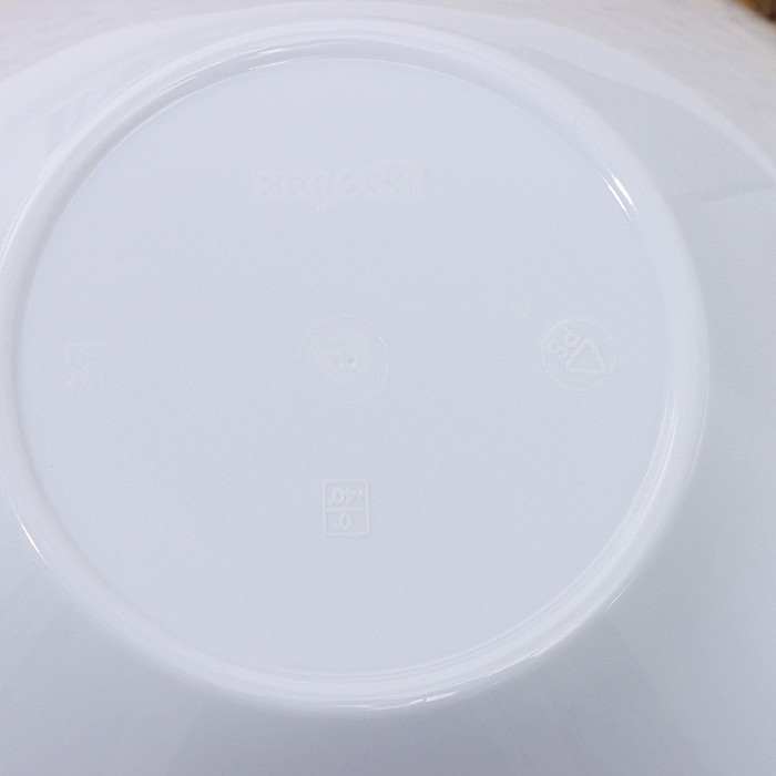 Салатник пластиковый BEROSSI &laquo;Рондо&raquo;, 2 л, белый