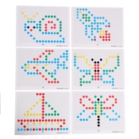 Магнитный планшет для рисования &laquo;Динозаврик&raquo;, мозаика, 10 карточек