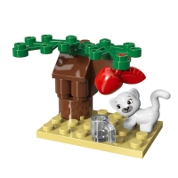 Конструктор Город мечты &laquo;Кошечка под деревом&raquo;, 14 деталей