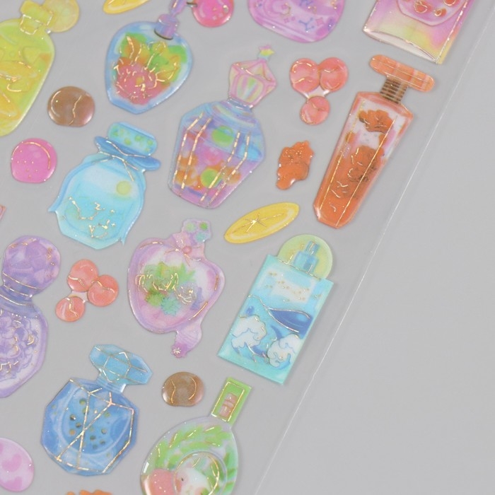 Наклейки для творчества пластик "Волшебные пузырьки" 9,3х20,4 см