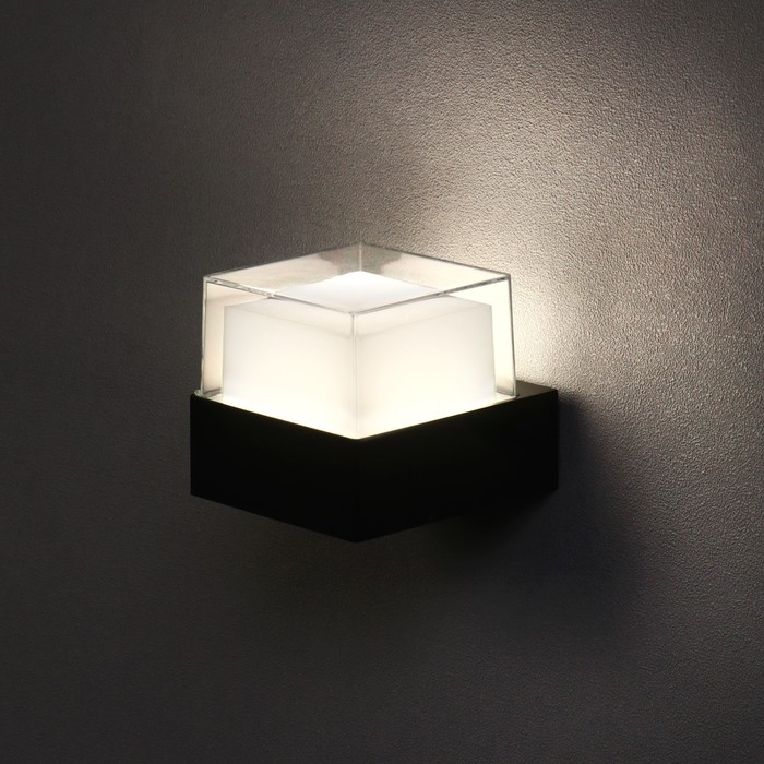 Светильник фасадный &laquo;Гранд&raquo;, FSD-038, 5 Вт, 4000К, IP65, 220 В, пластик, черный