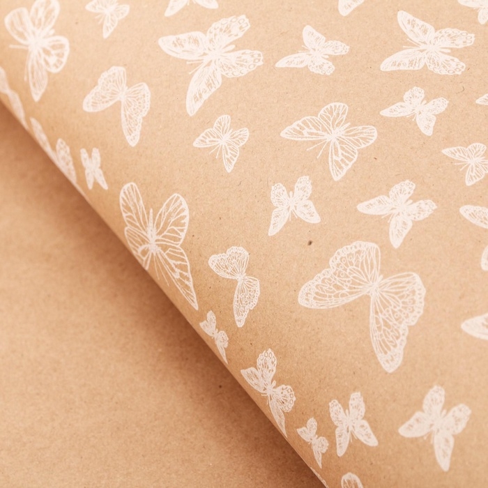 Бумага упаковочная крафт в рулоне &laquo;Легкость&raquo;, 0,7 х 8 м