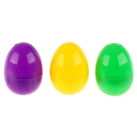 Мялка-антистресс &laquo;Зверята&raquo; в яйце, набор 3 шт, цвета МИКС