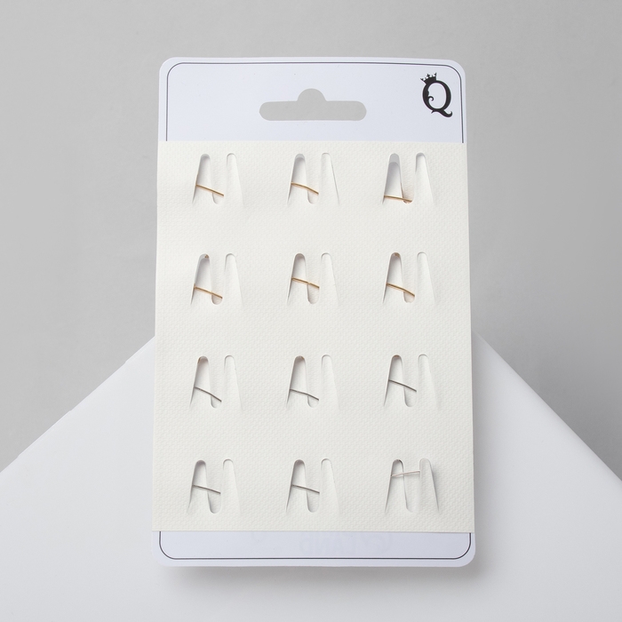 Брошь &laquo;Цветок&raquo; трилистник, цвет МИКС (неделимая фас. 12шт, цена за шт)