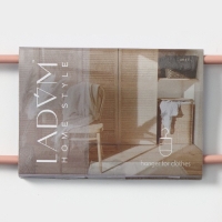 Вешалка для ремней и шарфов LaDо́m Laconique, 11,5&times;23&times;1,1 см, многоуровневая, цвет розовый