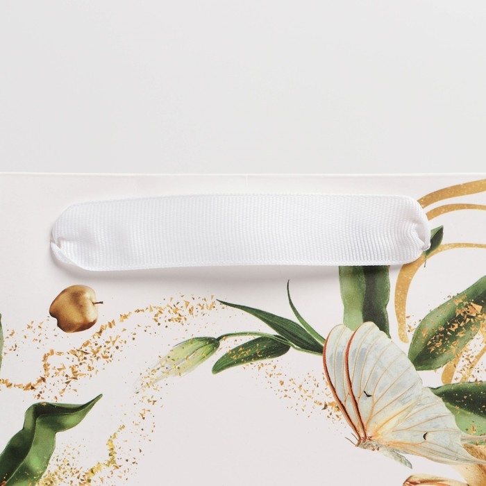 Пакет подарочный ламинированный вертикальный, упаковка, &laquo;Счастье рядом&raquo;, ML 23 х 27 х 11,5 см