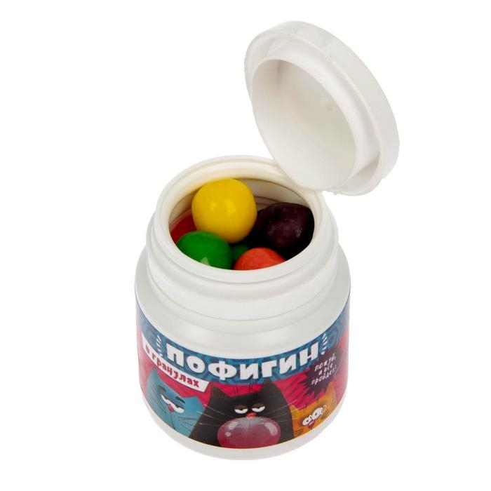 Жевательная резинка &laquo;Для спокойствия&raquo;: со вкусом тутти-фрутти, 40 г.