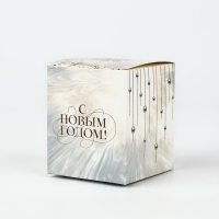 Свеча новогодняя &laquo;Новогодняя магия&raquo;, на Новый год, аромат мед+грейпфрут, 6,8 х 8 см