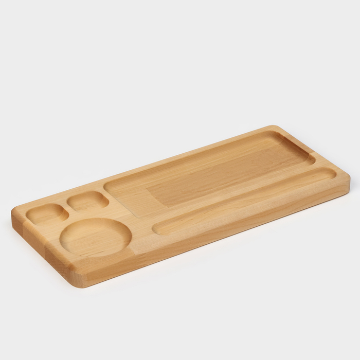 Блюдо для подачи Adelica &laquo;Роллы и Суши&raquo;, 30&times;13&times;1,8 см, массив берёзы