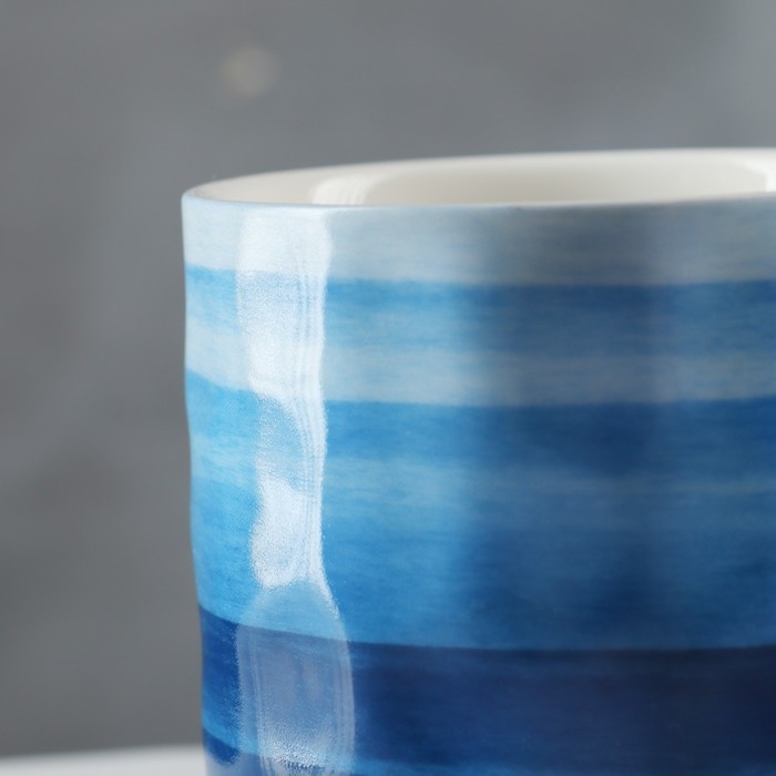 Кружка керамическая &laquo;Море&raquo;, 350 мл, цвет голубой