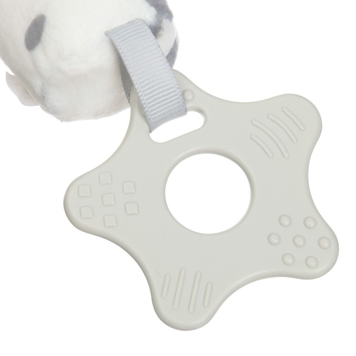 Пищалка - погремушка &laquo;Коровка&raquo;, с прорезывателем, Крошка Я