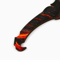 Деревянное оружие, детское сувенирное &laquo;Огненный&raquo;, топор шадоу, 10,3 х 19,7 см