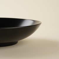 Набор мисок фарфоровых SL Home &laquo;Дарк&raquo;, 380 мл, d=16,5 см, цвет чёрный