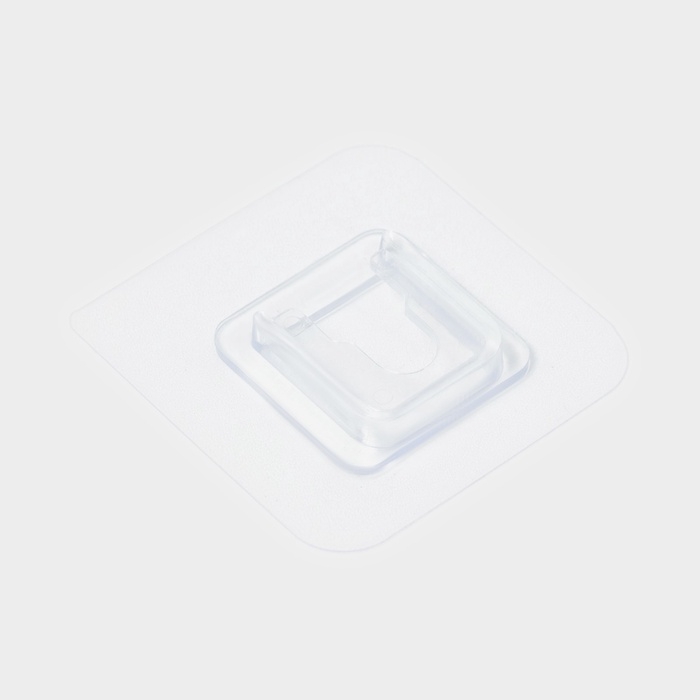 Ёршик для унитаза SAVANNA, настенный, силиконовый с емкостью для моющего средства, 10.5&times;10.5&times;41 см, белый