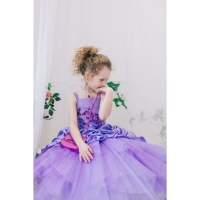 Комплект детский &laquo;Выбражулька&raquo; 5 предметов: 2 резинки, клипсы, кулон, кольцо, цвет малиновый