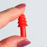 Беруши, 3&times;1.3 см, в футляре, фасовка 10 шт., силиконовые, МИКС