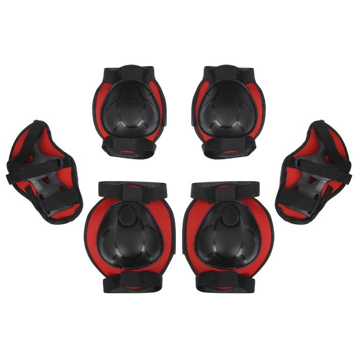 Защита роликовая ONLYTOP, р. S, цвет красный