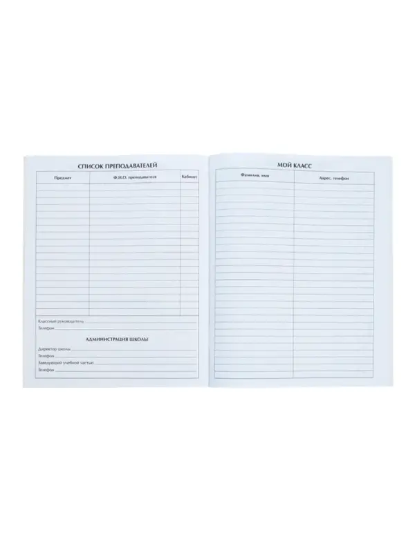 Дневник школьный для 1-11 классов, &laquo;Школа&raquo;, мягкая обложка, 40 листов