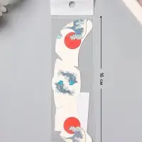 Переводная тату на тело цветная &laquo;Веснушки. Волна&raquo;, 16&times;5 см