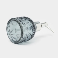 Дозатор для мыла SAVANNA &laquo;Лазурь&raquo;, 220 мл, стеклянный, синий