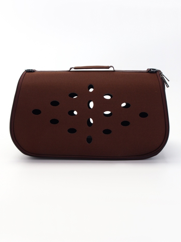 Складная сумка-переноска, материал EVA, 50 х 25 х 27 см, коричневая