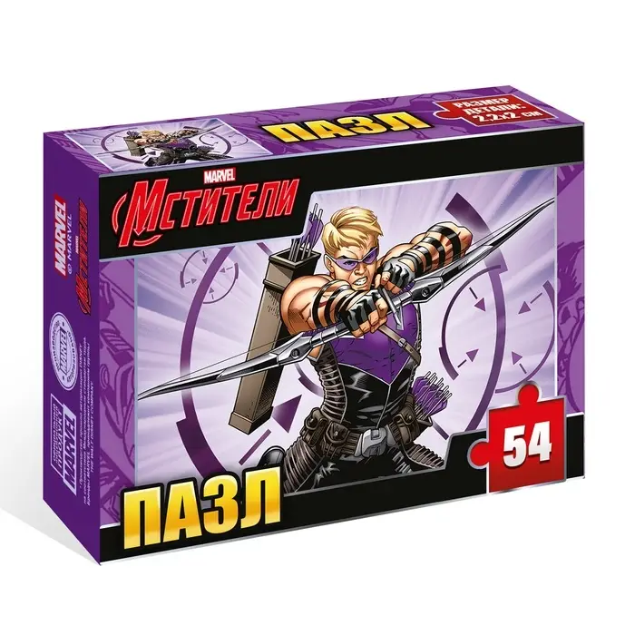 Пазлы &laquo;Соколиный глаз&raquo;, 54 детали, Мстители