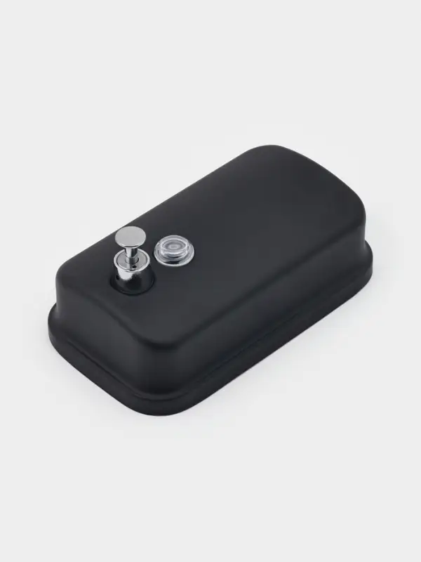 Диспенсер для жидкого мыла St&ouml;lz, механический, 800 мл, нержавеющая сталь, чёрный