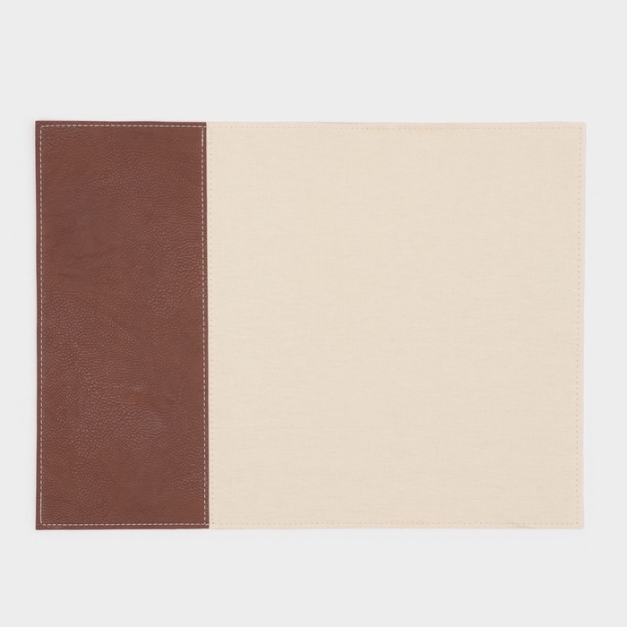 Салфетки под горячее Magistro, 2 шт, двухсторонние, экокожа, хлопок, 47,5&times;35,5 см