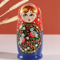 Матрёшка дерево &laquo;Птички&raquo;, 5-кукольная, 15 см