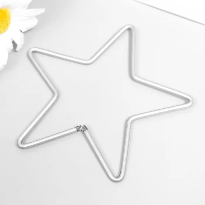 Основа для ловца снов &laquo;Звезда&raquo;, металл, 0.28&times;10&times;10 см