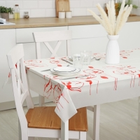 Скатерть без основы одноразовая &laquo;Маки&raquo;, 110&times;220 см, МИКС